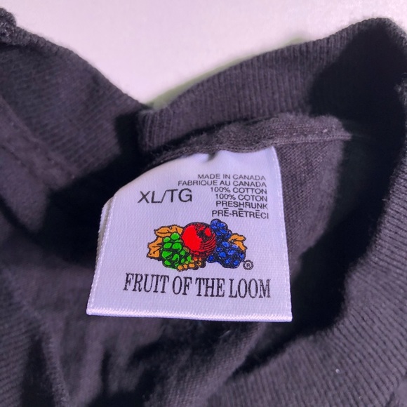 Vintage Fruit of the Loom Single Stitch TD Visa In Touch Breakfast T-shirt XL - Picture 3 of 5
